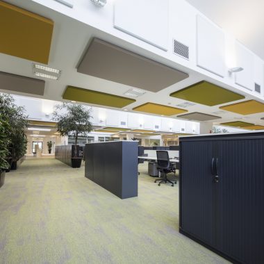 Pannelli acustici Silente soffitto Siemens