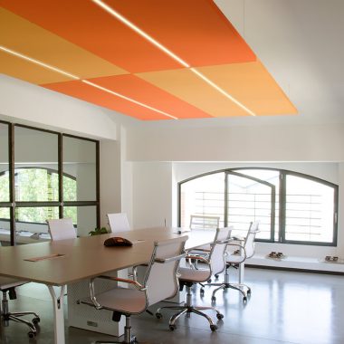 Pannello fonoassorbente luci led Caruso Acoustic – Novalia