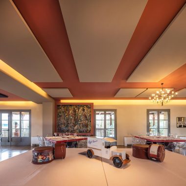 Caruso Acoustic per Corte Biffi – pannelli fonoassorbenti soffitto Silente08