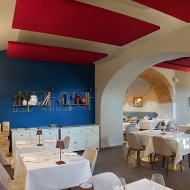 Pannelli fonoassorbenti soffitto ristorante Squid – Caruso Acoustic 13
