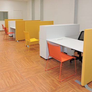 Pannelli divisori fonoassorbenti Università Bologna 05