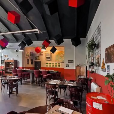 Pannelli fonoassorbenti Caruso Acoustic Ristorante La Danda 03
