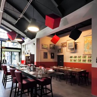 Pannelli fonoassorbenti Caruso Acoustic Ristorante La Danda 04