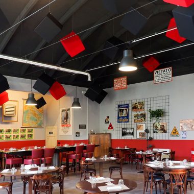 Pannelli fonoassorbenti Caruso Acoustic Ristorante La Danda 06