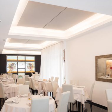 Pannelli fonoassorbenti Caruso Acoustic Ristorante Castagnara 01